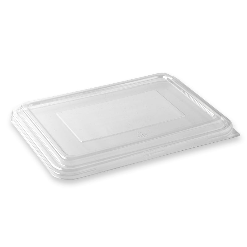 2 & 3-Compartment Clear RPET Takeaway Lid - 500pcs/Ctn - TEM IMPORTS™