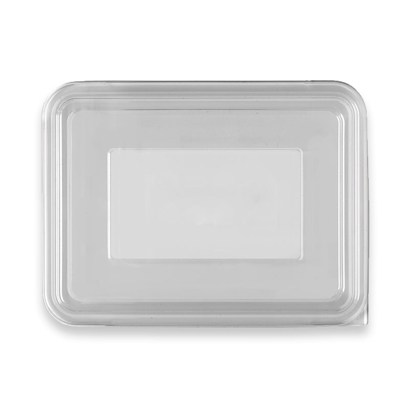 2 & 3-Compartment Clear RPET Takeaway Lid - 500pcs/Ctn - TEM IMPORTS™