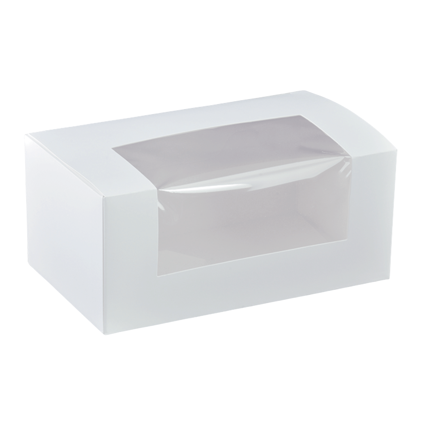 2 Cupcake White Window Box - 400/CTN - TEM IMPORTS™