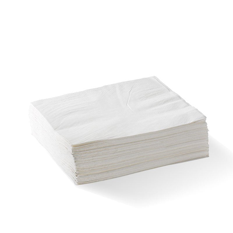 2-Ply 1/4 Fold White Lunch BioNapkin - 2000pcs/Ctn - TEM IMPORTS™