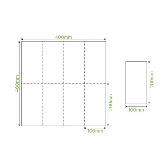 2-Ply 1/8 Fold Natural Quilted Dinner BioNapkin - 1000pcs/Ctn - TEM IMPORTS™