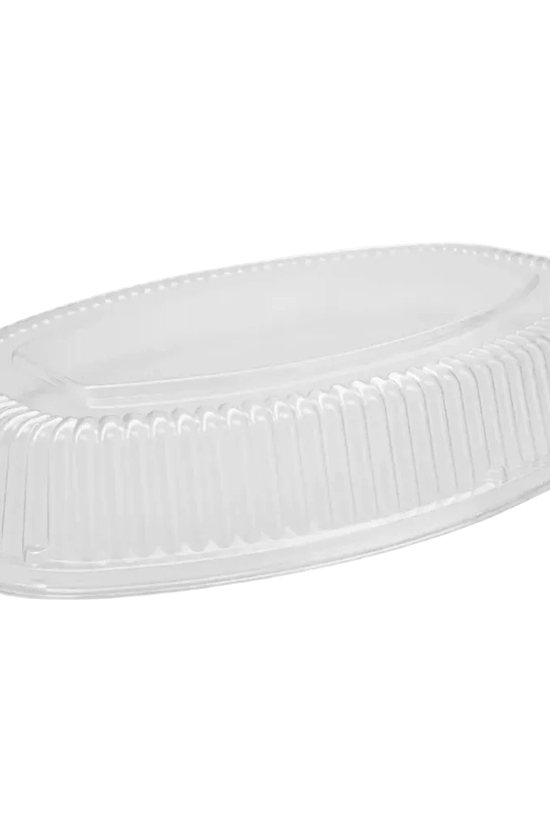 20-Inch Clear PET Plastic Oval Platter Dome Lid (Carton of 48) - TEM IMPORTS™