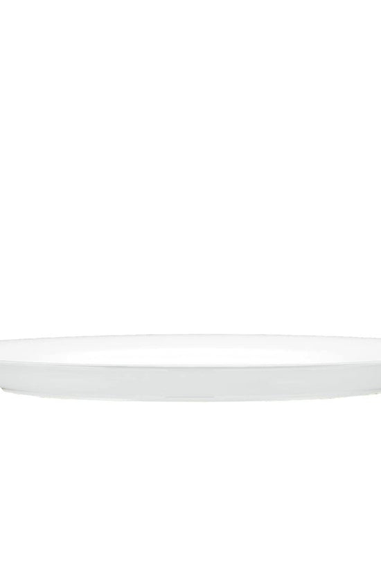 20 Inch Plastic Oval Food Platter - White - TEM IMPORTS™