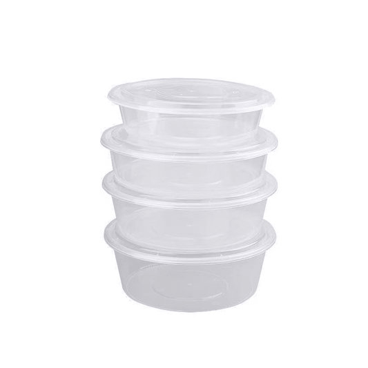 2000mL Takeaway Round Clear Supa Bowl Set - 90/CTN - TEM IMPORTS™