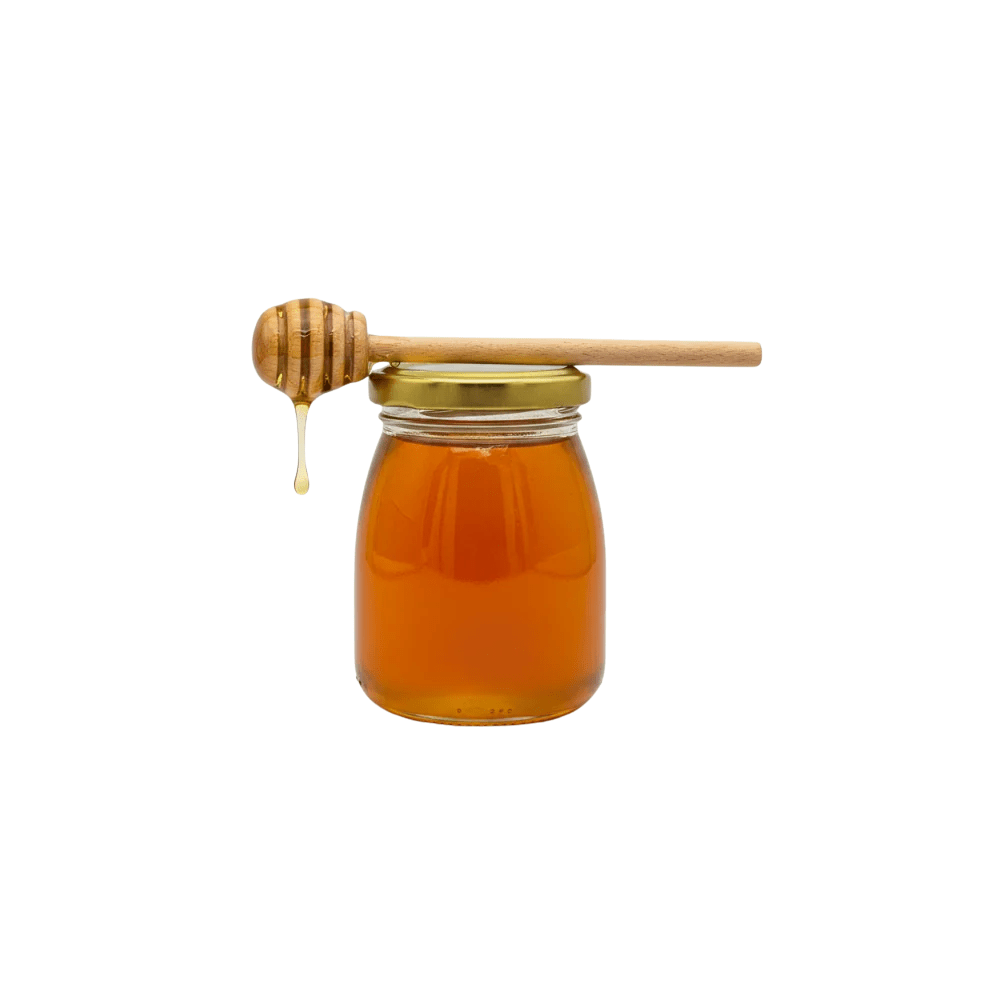 200mL Glass Food Jar with Gold Metal Twist Lid - TEM IMPORTS™