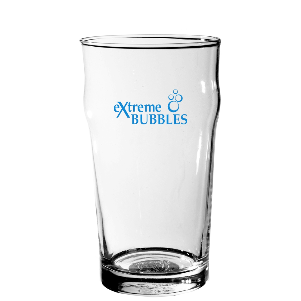 Bubbles Beer Glass - 570mL Nonic Pint