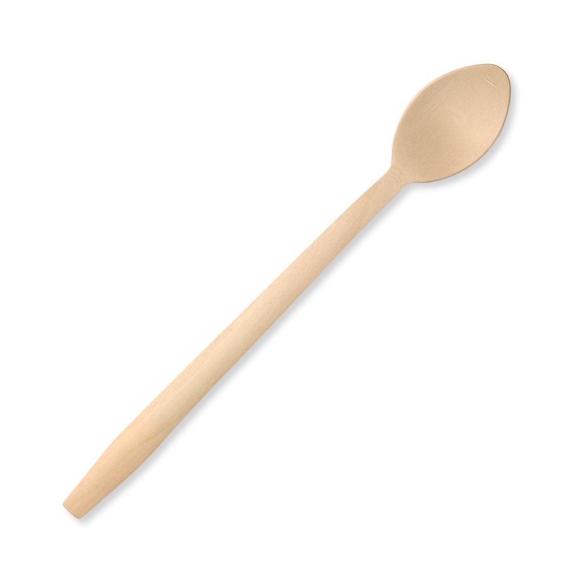 20cm Tall Coated Wood Teaspoon - 1000pcs/Ctn - TEM IMPORTS™