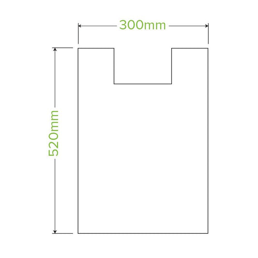 20L Bioplastic Bags With Handle - 1000/CTN - TEM IMPORTS™