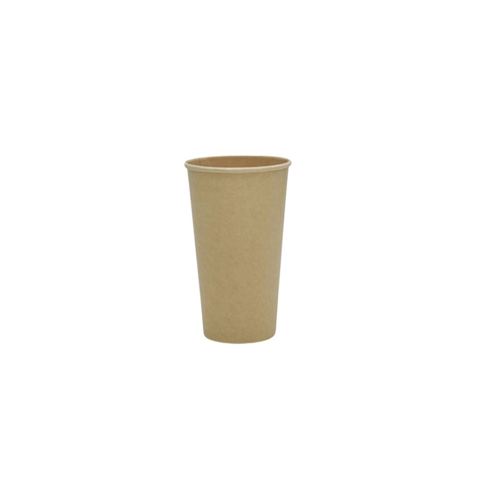 20oz/590mL (D/90mm) PE Coated Bamboo Paper Cold Cup - TEM IMPORTS™