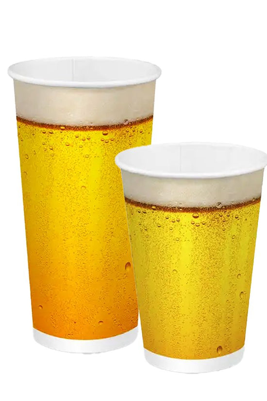 20oz/600mL (90mm) Beer Cold Paper BioCup - 1000/CTN - TEM IMPORTS™