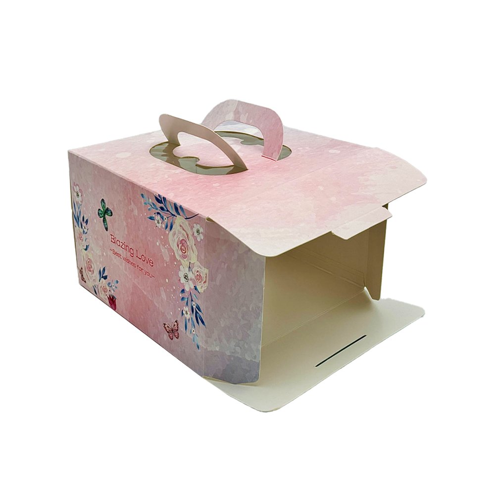 20x20x15 Patisserie Square Cake Box - Blazing Love - TEM IMPORTS™