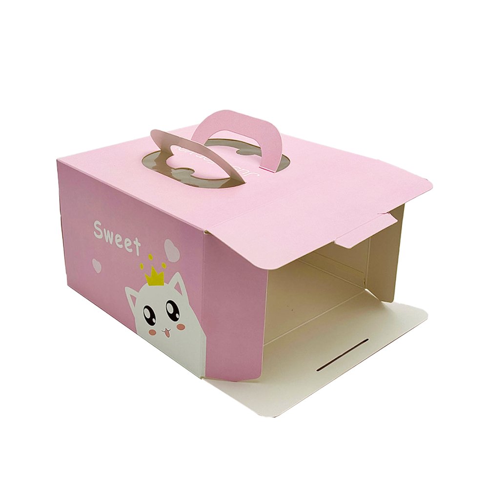 20x20x15 Patisserie Square Cake Box - Sweet Cat - TEM IMPORTS™