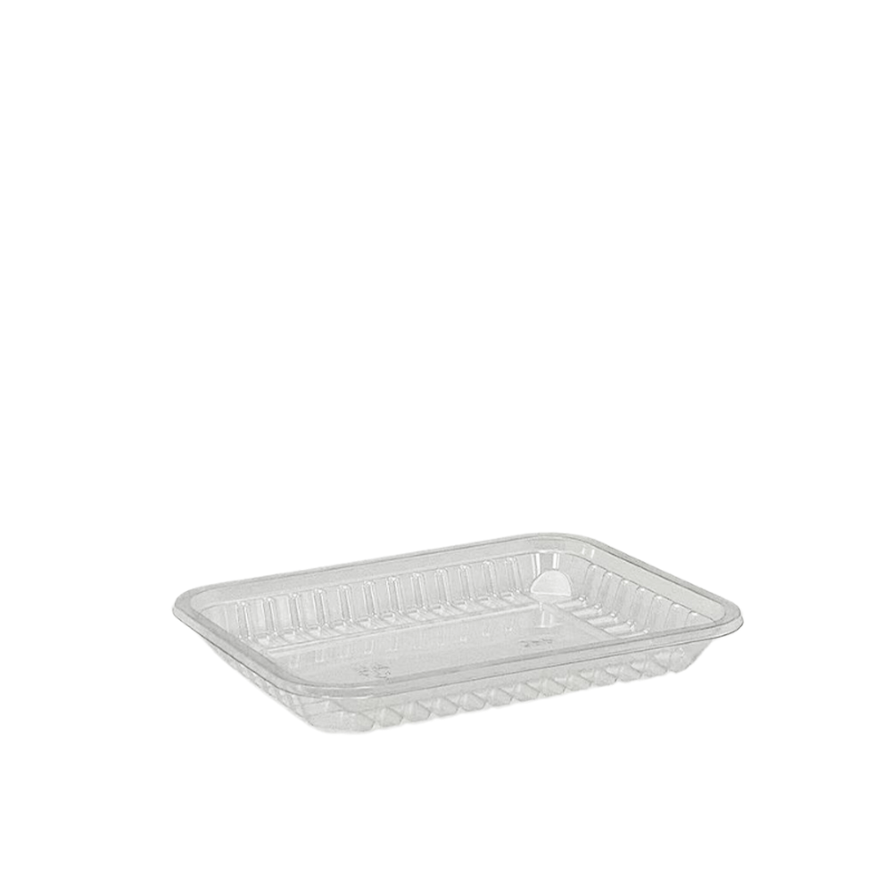 210mm x 167mm Overwrap Clear PET Deep Tray - 400/CTN - TEM IMPORTS™