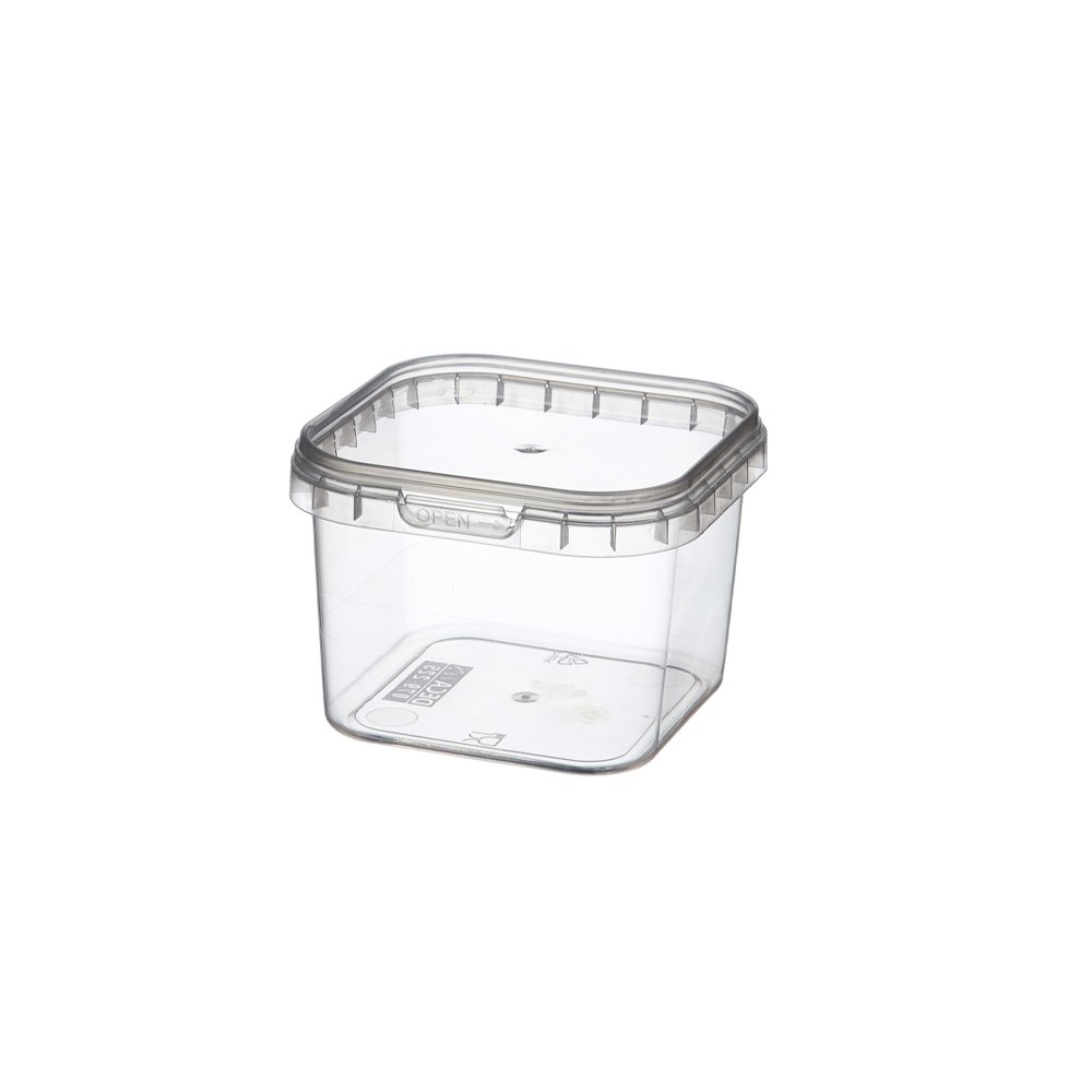 225mL Square Tamper Proof Container Base - TEM IMPORTS™