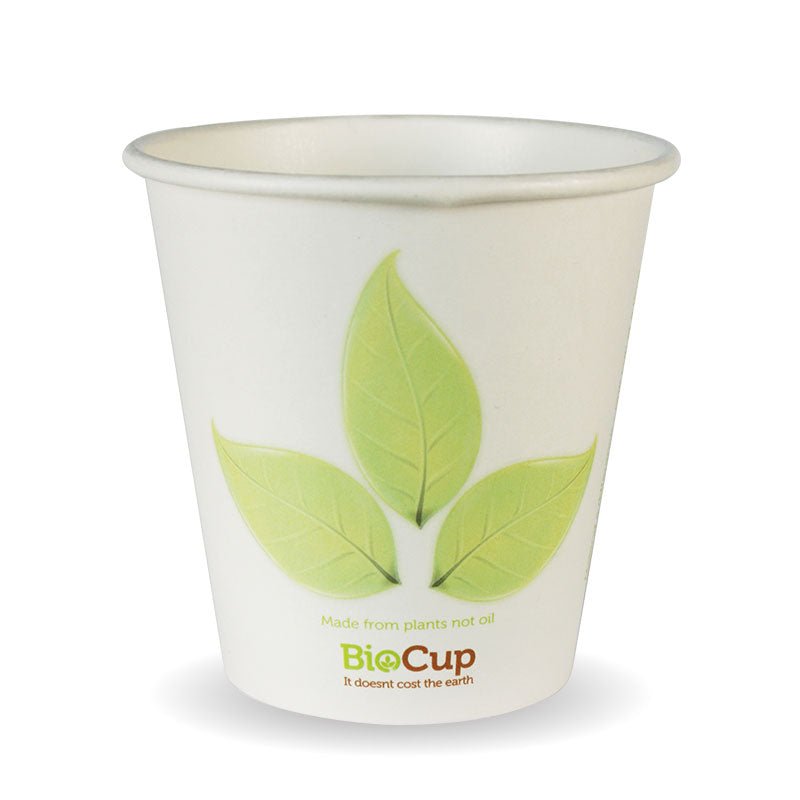 230mL/6oz (80mm) Leaf Single Wall BioCup - 1000/CTN - TEM IMPORTS™