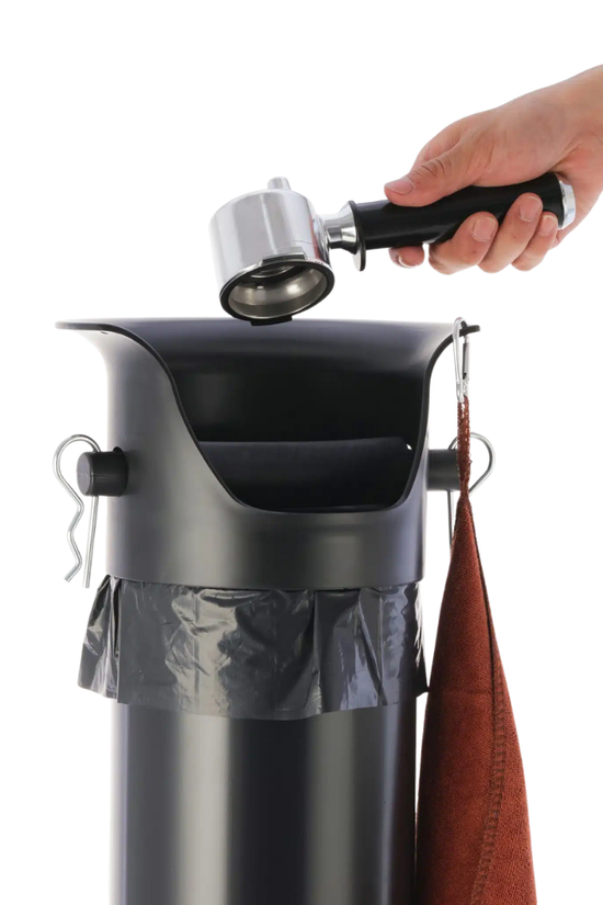 KH Khafe® Vertical Coffee Knock Box – Black