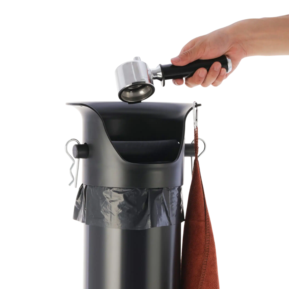 KH Khafe® Vertical Coffee Knock Box – Black