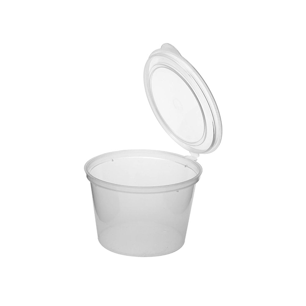 2.3oz/70mL PP Sauce Container With Hinged Lid