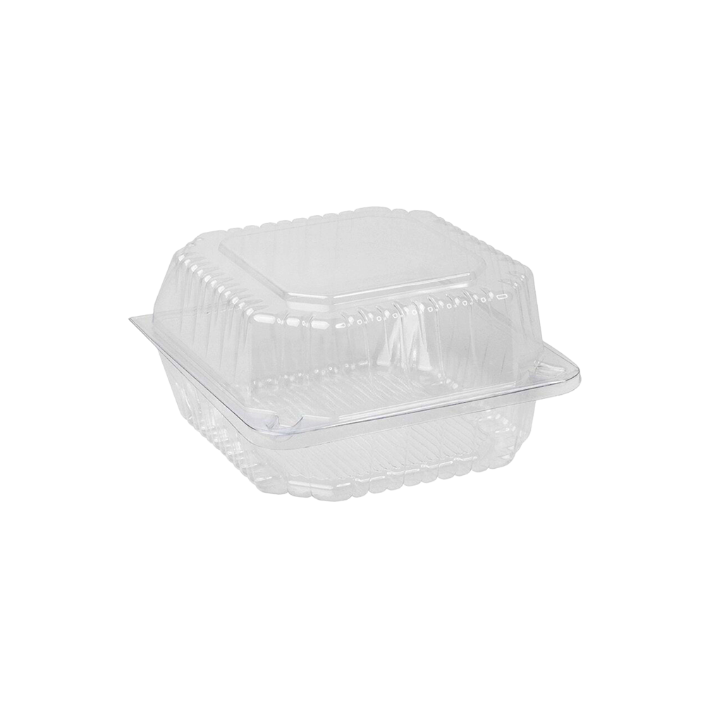 Round Roll Pack Hinged Lid Container