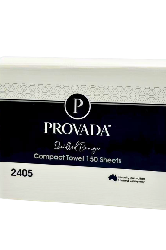 Quilted 2-Ply Compact Hand Towel 19cmx25cm - 2400/CTN