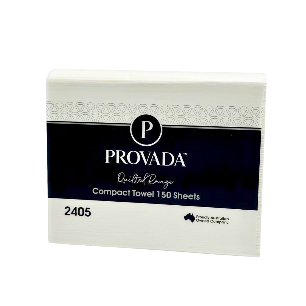 Quilted 2-Ply Compact Hand Towel 19cmx25cm - 2400/CTN