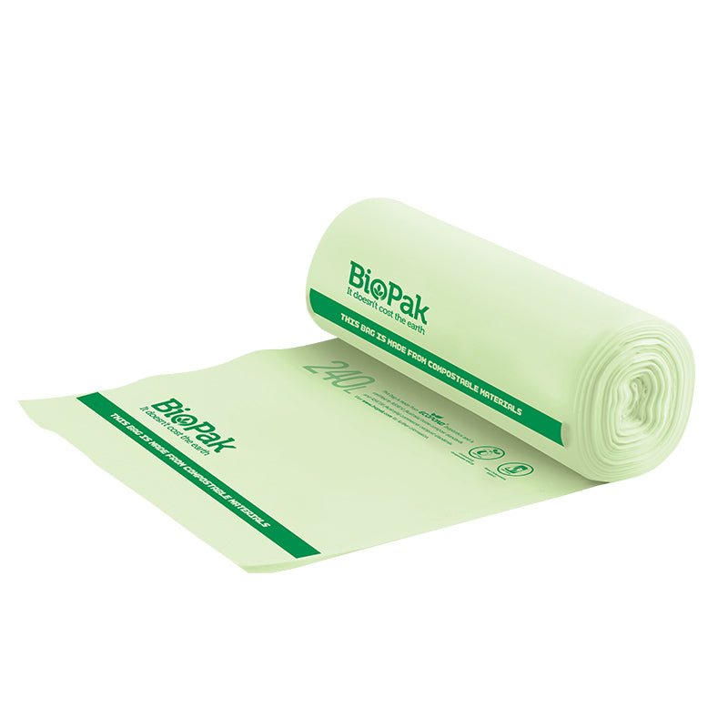 240L Bioplastic Bin Liner Bags - 144/CTN - TEM IMPORTS™