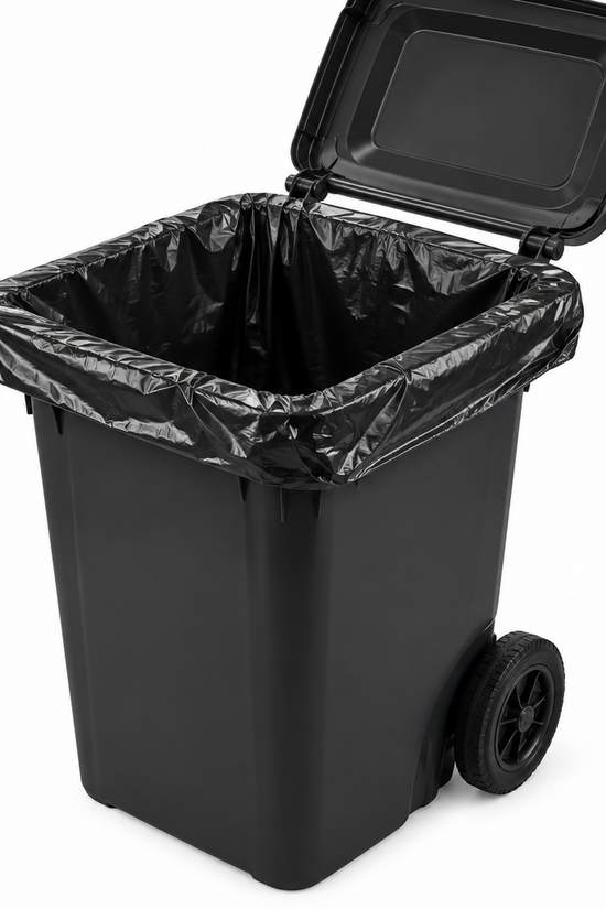 120L Heavy-Duty LDPE Star-Sealed Bin Liners (Carton of 100)