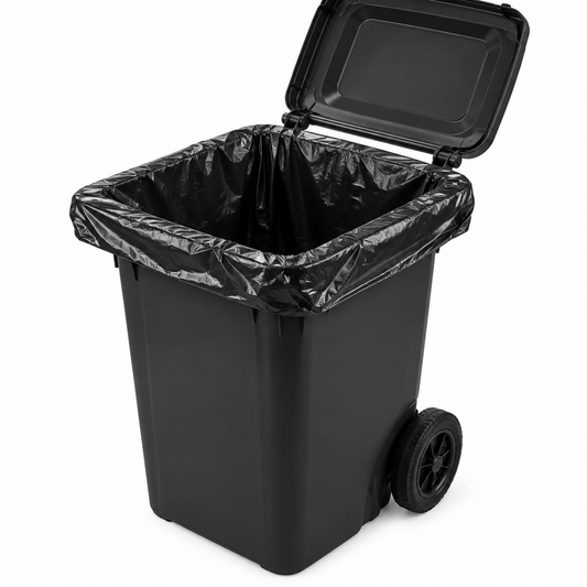 120L Heavy-Duty LDPE Star-Sealed Bin Liners (Carton of 100)