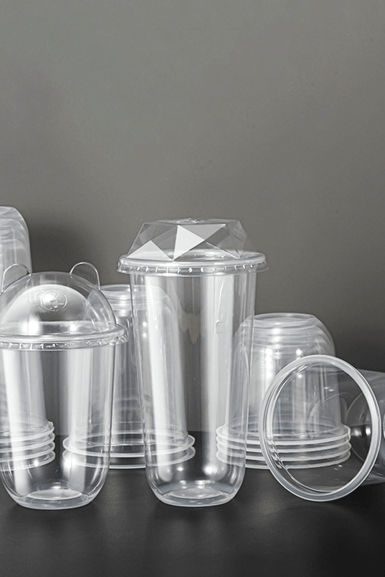 24oz/700mL (D/95mm) PP U - Shape Cup - Sealable - TEM IMPORTS™