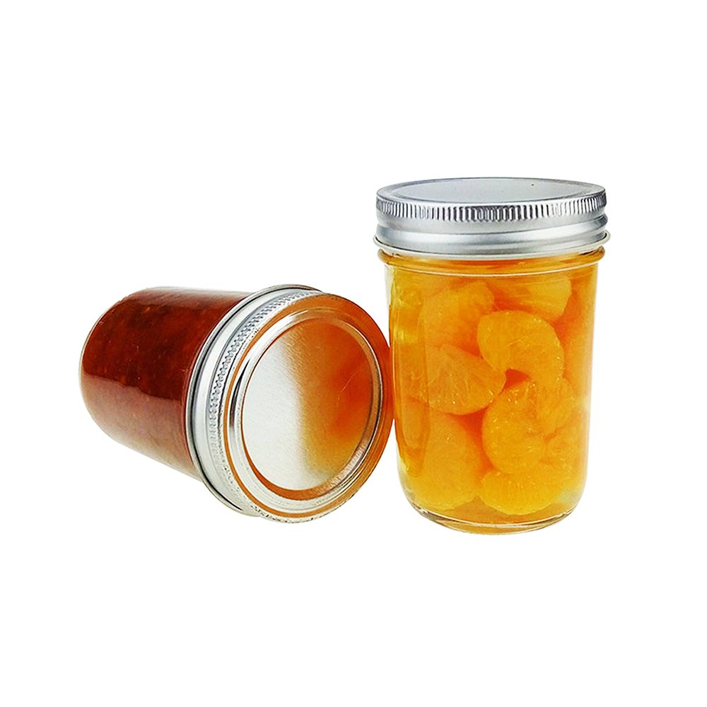 250mL Wide Mouth Glass Jar With Metal Lid - TEM IMPORTS™