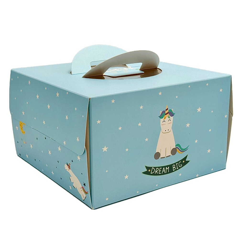 25x25x15 Patisserie Square Cake Box - Dream Big - TEM IMPORTS™