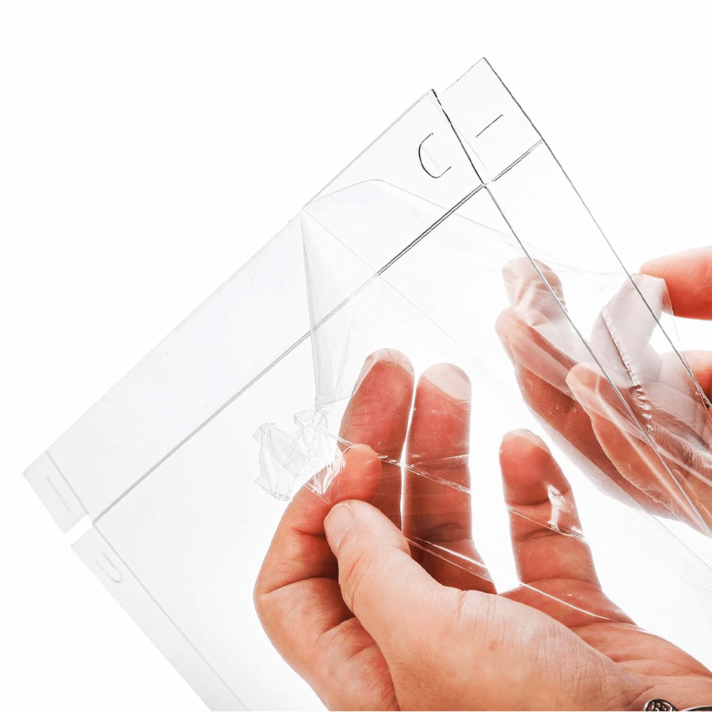 25x25x38 Transparent Square Box With Clear Lid - TEM IMPORTS™