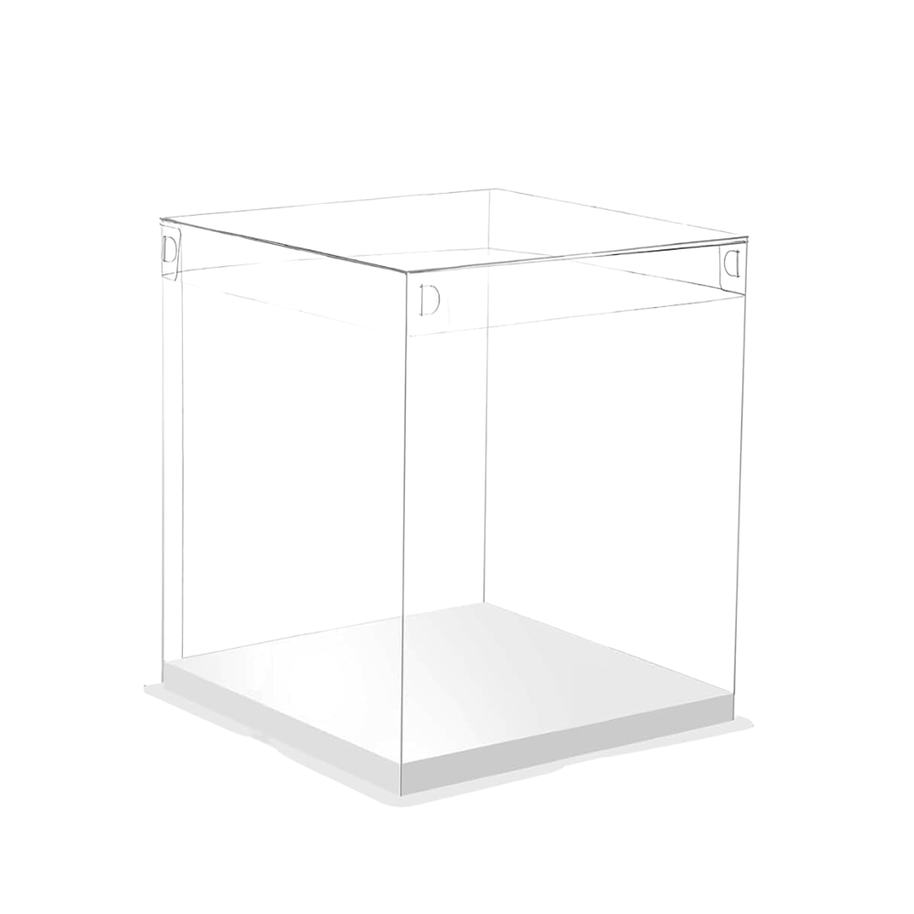 26x26x17 Clear Square Cake Box With Clear Lid - TEM IMPORTS™