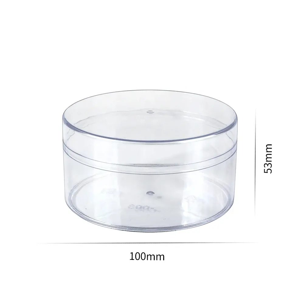 270mL Clear Round Container With Hard Lid - TEM IMPORTS™