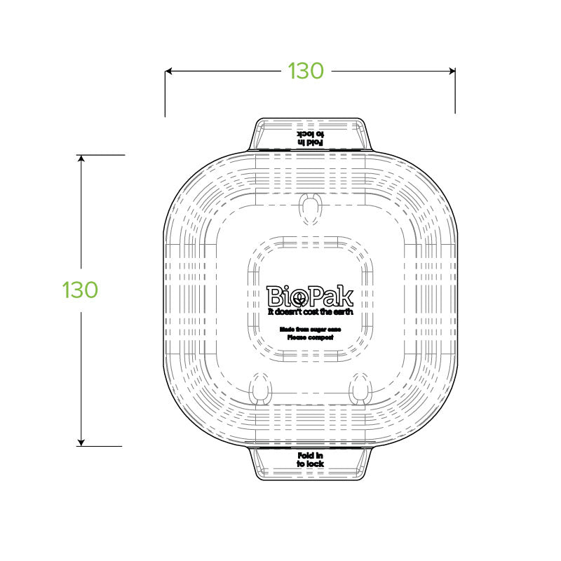 280-630mL White Plant Fibre Takeaway Lid - 600pcs/Ctn - TEM IMPORTS™