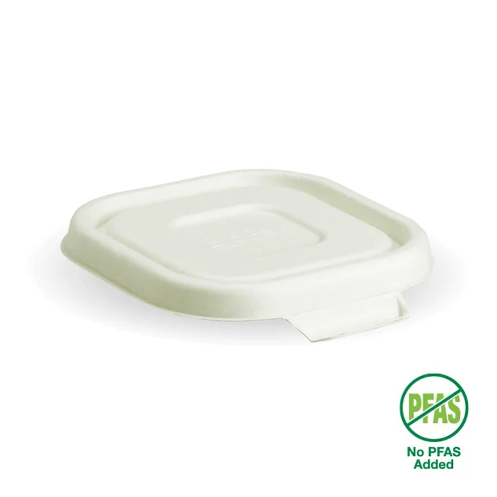 280-630mL White Plant Fibre Takeaway Lid - 600pcs/Ctn - TEM IMPORTS™