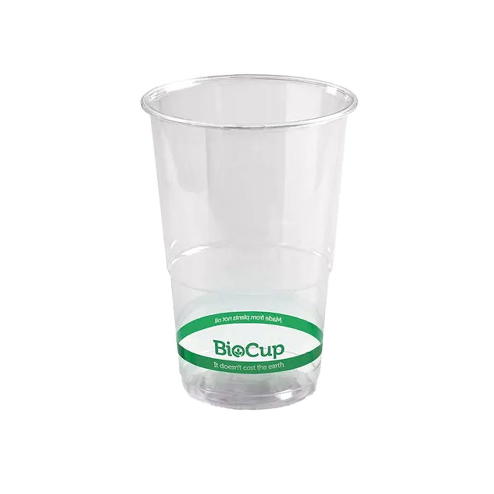 280mL / 10oz Clear Plastic BioCups - 25 Pack - TEM IMPORTS™