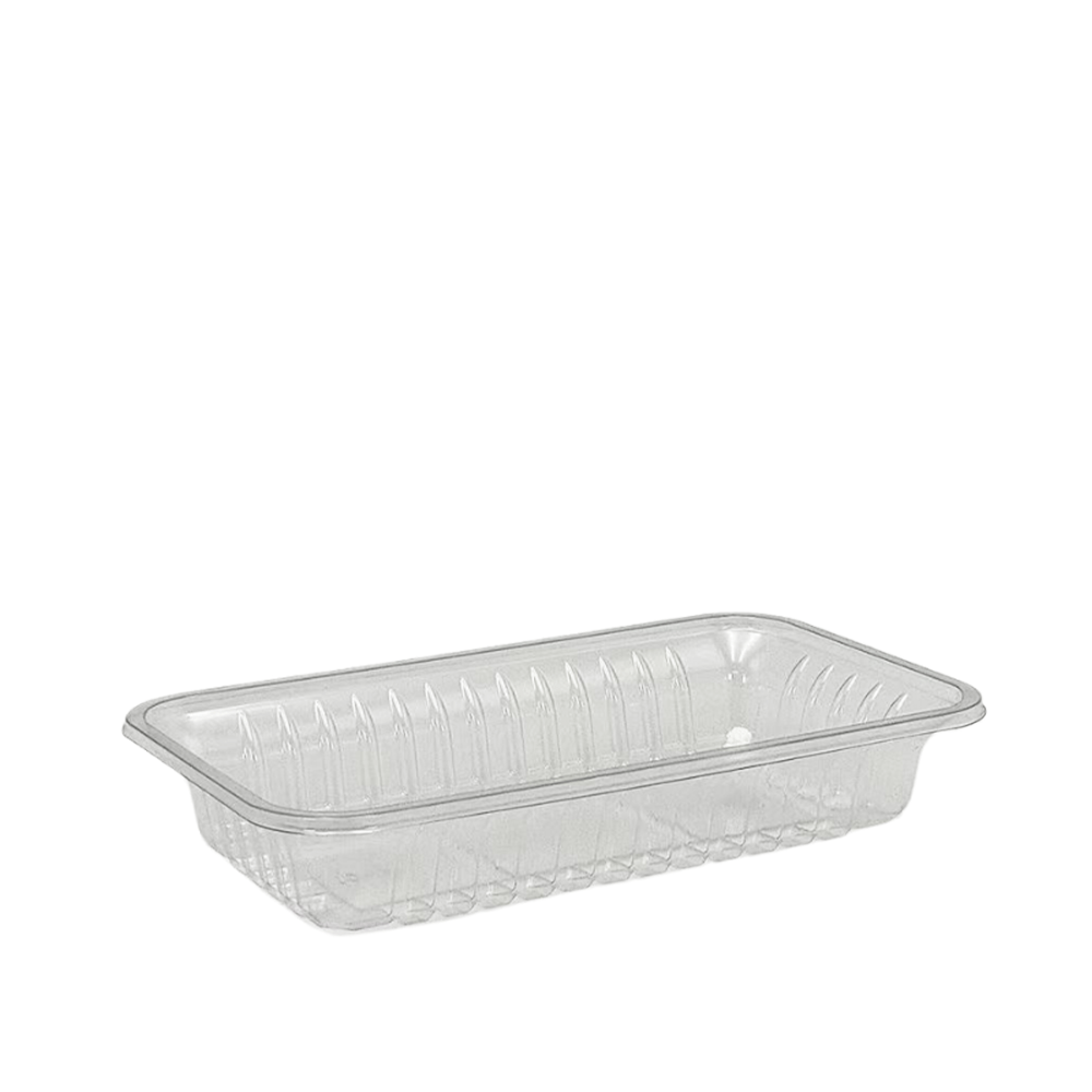 280mm x 161mm Overwrap Clear PET Deep Tray - 250/CTN - TEM IMPORTS™