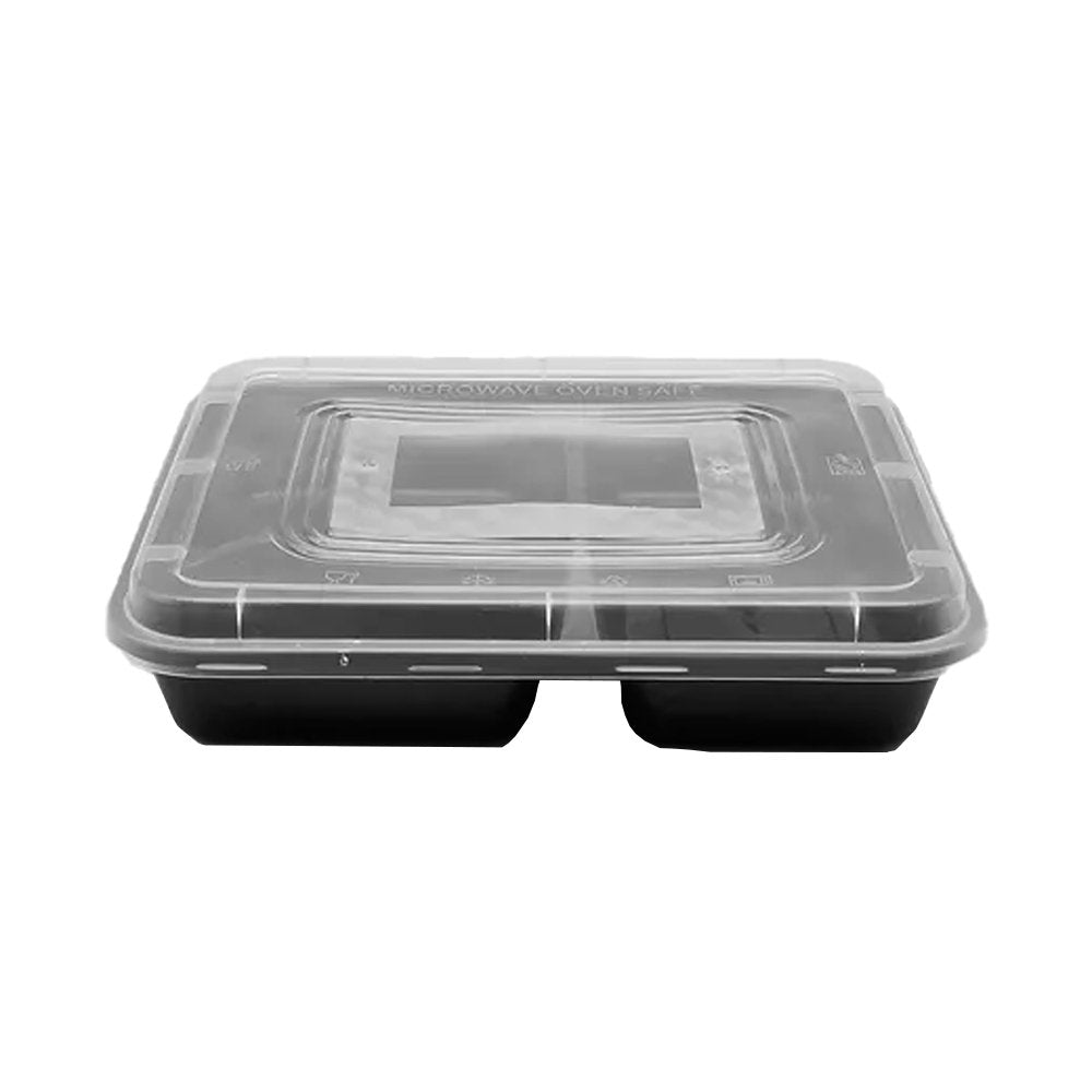 3 Compartment Takeaway Meal Prep Container With Lid - TEM IMPORTS™