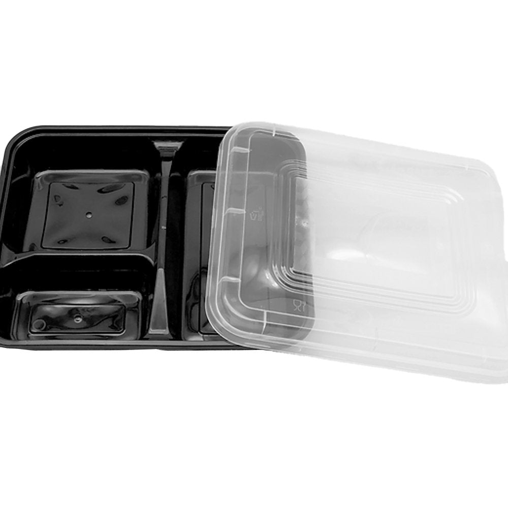 3 Compartment Takeaway Meal Prep Container With Lid - TEM IMPORTS™