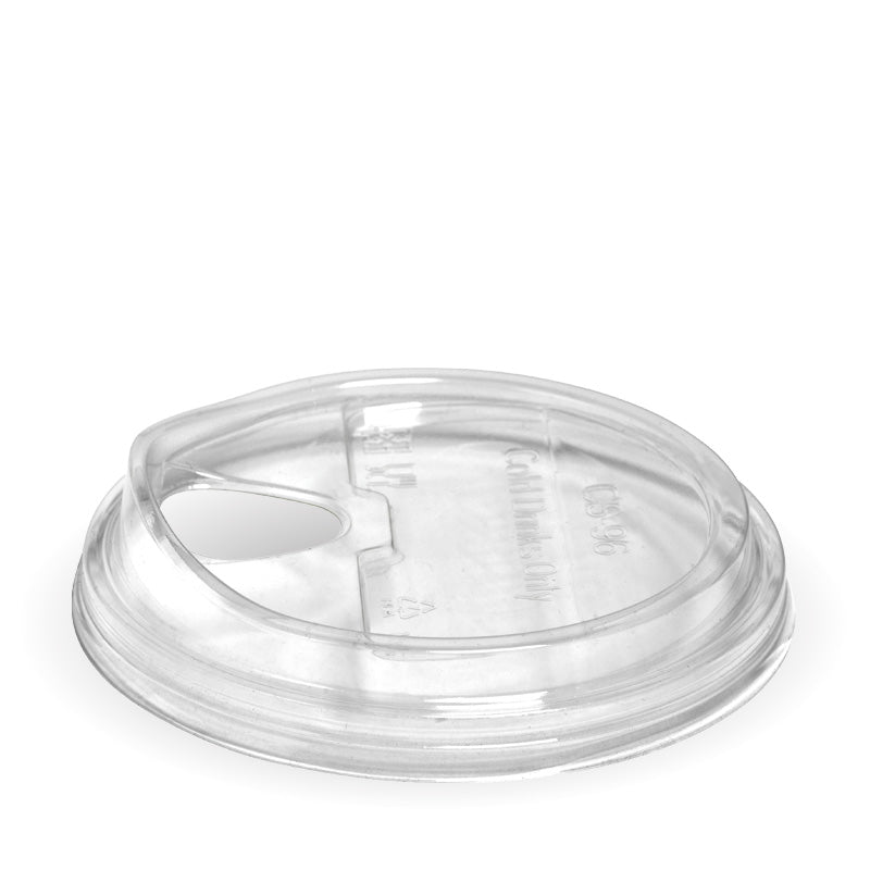 300-700mL (96mm) Sipper Clear BioCup Lid - 1000pcs/ctn - TEM IMPORTS™