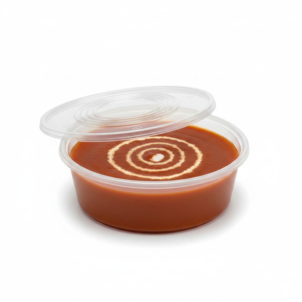Shallow 3000mL Takeaway Jumbo Bowl Container Set - 90/CTN