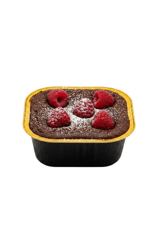 300mL Square Aluminium Ribbed Wall Foil Cake Tin - Black&Gold Series - TEM IMPORTS™