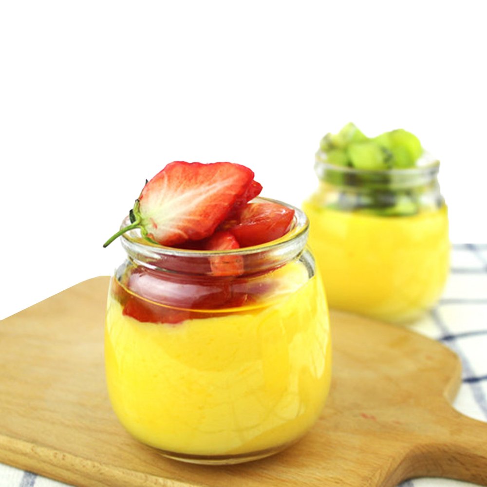 300mL Yogurt Glass Jar With Soft PE Lid - TEM IMPORTS™