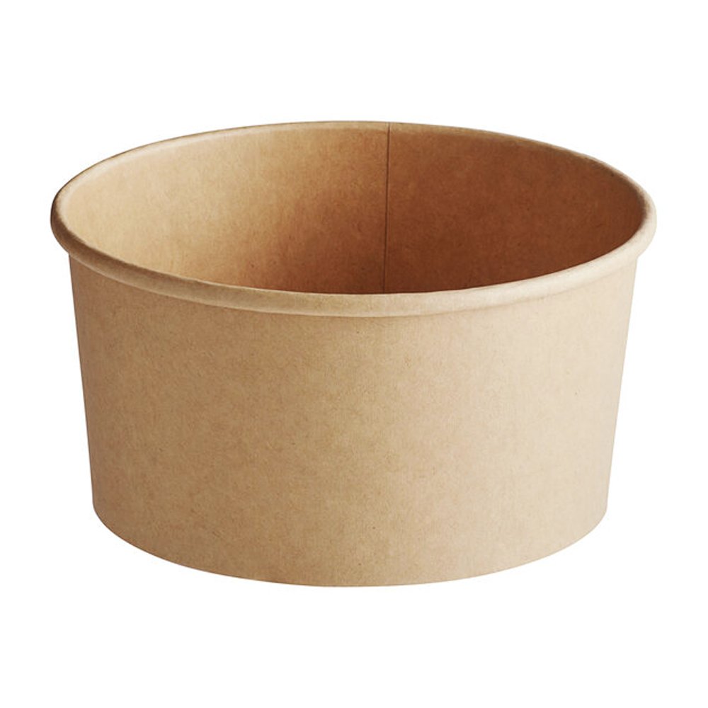 32oz/950mL PE Coated Kraft Paper Salad Bowl - TEM IMPORTS™