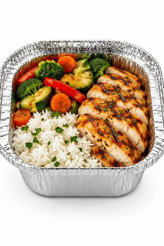 340mL Square Aluminium Foil Takeaway Tray (Carton of 1000) - TEM IMPORTS™