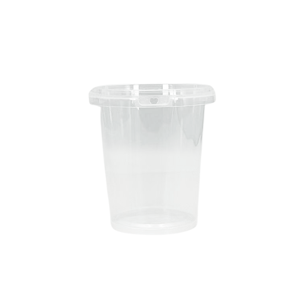 34oz/1000mL Clear Fruit/Milk Tea Tamper Proof Bucket Cups - TEM IMPORTS™