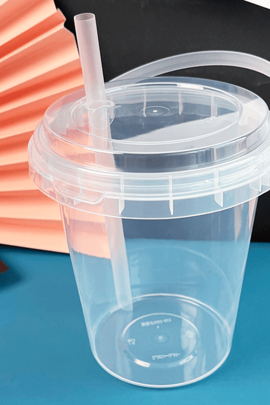 34oz/1000mL Clear Fruit/Milk Tea Tamper Proof Bucket Cups - TEM IMPORTS™