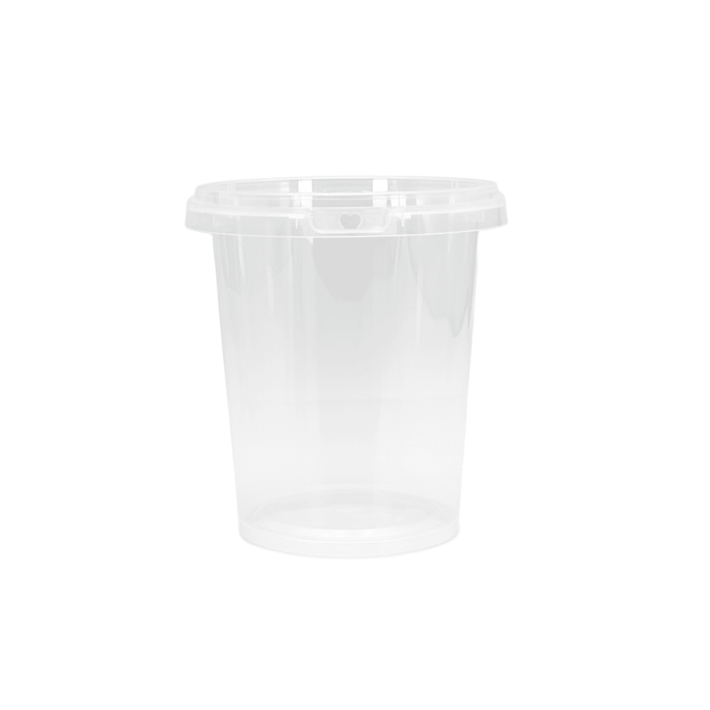 34oz/1000mL Clear Fruit/Milk Tea Tamper Proof Bucket Cups - TEM IMPORTS™