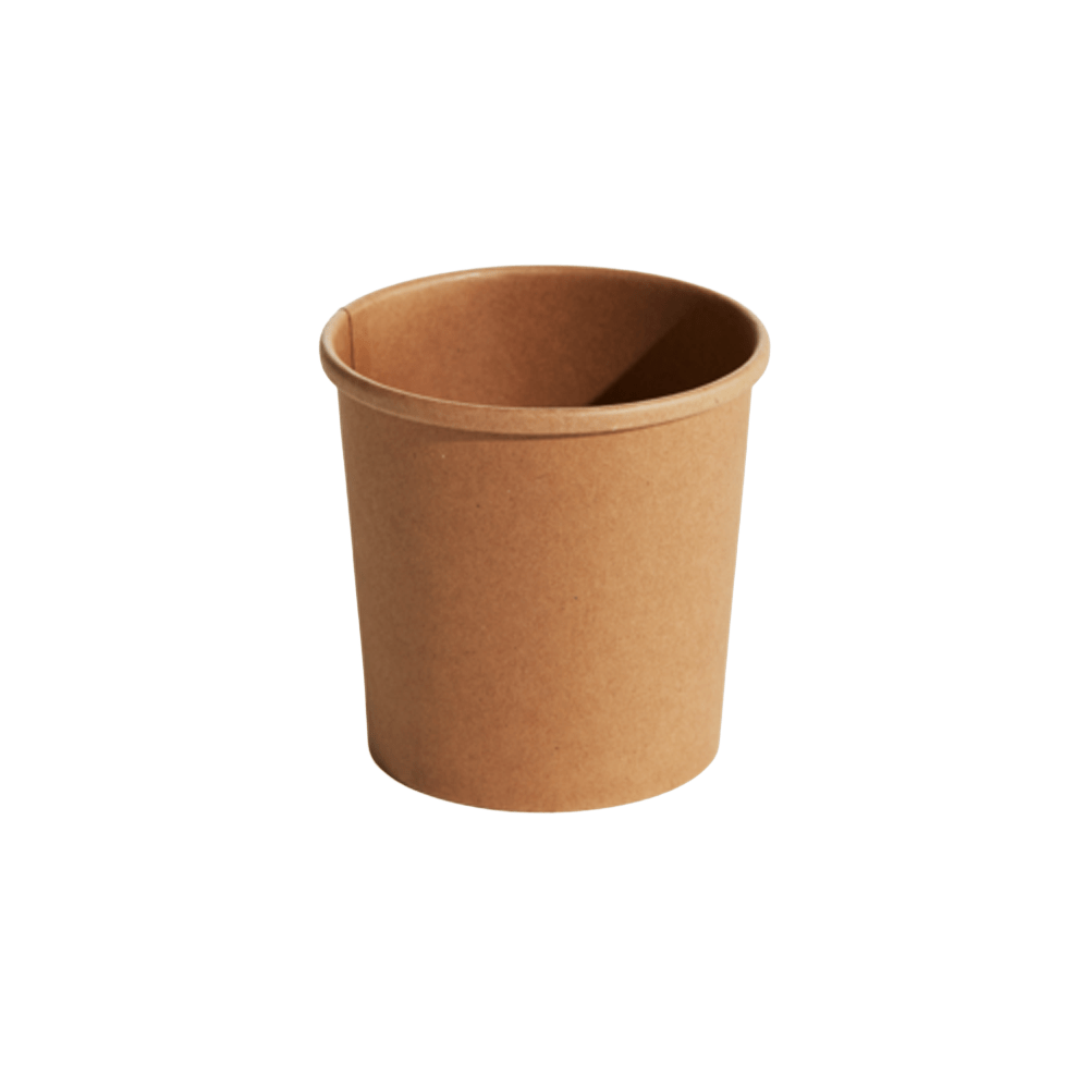 350mL (12oz) Kraft Paper Soup Cup - TEM IMPORTS™